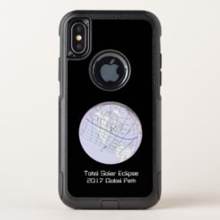 Total Solar Eclipse 2017 Global Path OtterBox Commuter iPhone X Case