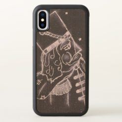 Toy Soldier in Black and Purple iPhone X Case
