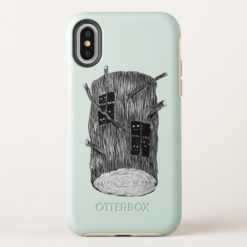 Tree Log With Mysterious Forest Creatures OtterBox Symmetry iPhone X Case
