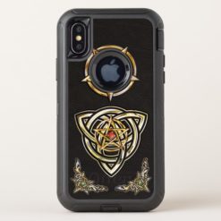 Triquetra Pentagram OtterBox Defender iPhone X Case