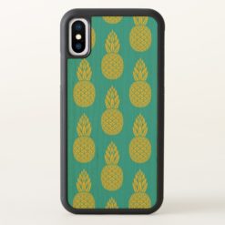 Tropical Hawaiian Pineapple Pattern iPhone X Case