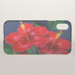 Tropical Paradise Hibiscus Hawaiian iPhone X Case