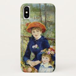 Two Sisters (On the Terrace) By Pierre Renoir iPhone X Case