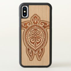 Uhane Honu Hawaiian Turtle Single iPhone X Case
