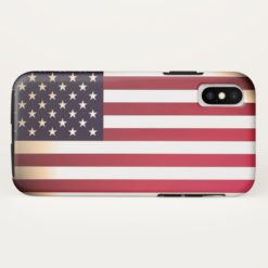 United States of American flag iPhone X Case
