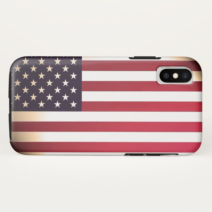 United States of American flag iPhone X Case