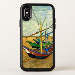 Van Gogh Fishing Boats on Beach at Saintes Maries OtterBox Symmetry iPhone X Case