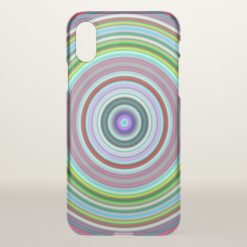 Vibrant Colorful Circles/Rings Pattern Phone Case
