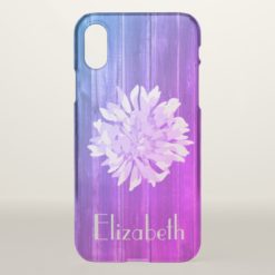 Vibrant Colorful Floral Name Case