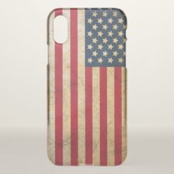 Vintage American Flag iPhone X Case