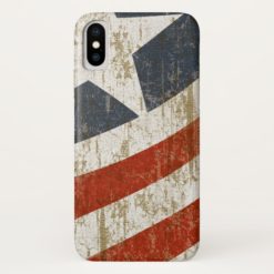 Vintage Faded American iPhone X Case