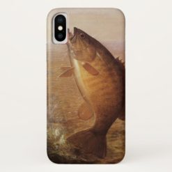 Vintage Largemouth Brown Bass Fish
