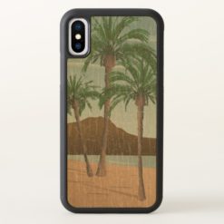 Waikiki Beach Vintage Distressed Postcard iPhone X Case