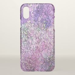 Wall Of Flowers Apple iPhone X Clear Case