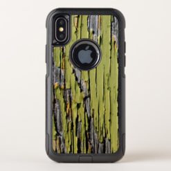 Weathered Green Barn Wood OtterBox Commuter iPhone X Case