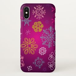 Whimsical Snowflakes iPhone X CasePhone 8/7 Plus?
