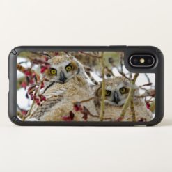 Wide-eyed Wonder Owlets Speck iPhone X Case