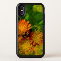 Wildflower Orange Hawkweed Blossoms Abstract OtterBox Symmetry iPhone X Case