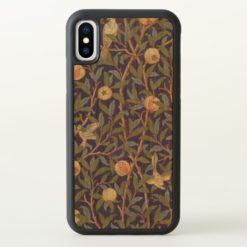 William Morris Bird And Pomegranate Vintage Floral iPhone X Case