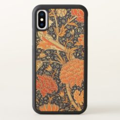 William Morris Cray Floral Art Nouveau Pattern iPhone X Case