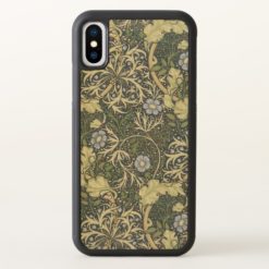William Morris Seaweed Pattern Floral Vintage Art iPhone X Case