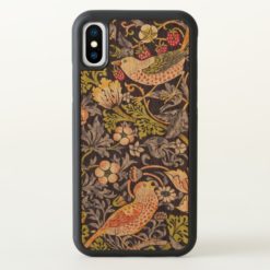 William Morris Strawberry Thief Floral Art Nouveau iPhone X Case