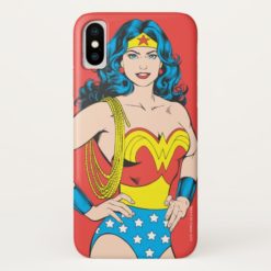 Wonder Woman | Vintage Pose with Lasso iPhone X Case