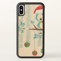 WoodlandXmas - Birdieonbranch iPhone X Case