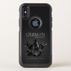 Working German Shepherd Dog  - GSD OtterBox Commuter iPhone X Case