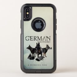 Working German Shepherd Dog  - GSD OtterBox Commuter iPhone X Case