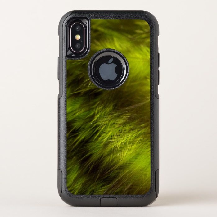 Yellow Feathers OtterBox Commuter iPhone X Case