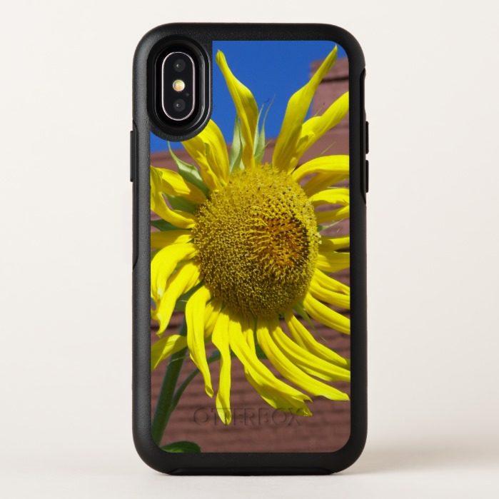 Yellow Sunflower Floral OtterBox Symmetry iPhone X Case