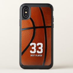 Your own number and text | Basketball Sport Gifts Speck iPhone X Case