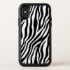 Zebra Print Black And White Stripes Pattern OtterBox Symmetry iPhone X Case