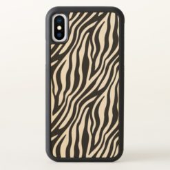 Zebra Print Black And White Stripes iPhone X Case