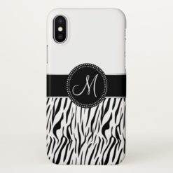 Zebra Stripes iPhone X Case