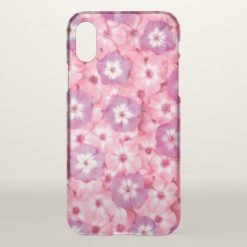beautiful pink nature flowers iPhone x Case