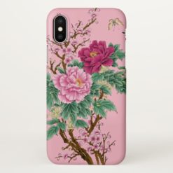 floral arrangements pink romantic iPhone X Case