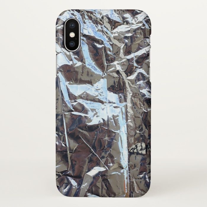 gilded aluminum foil iPhone x Case