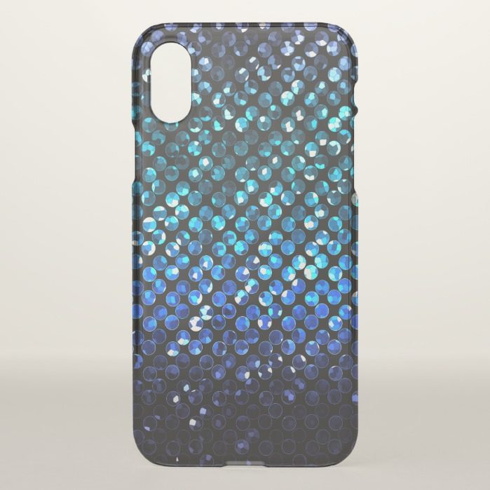 iPhone X Clearly Caselue Crystal Bling Strass