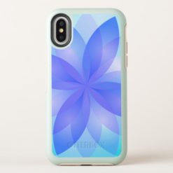 iPhone X Symmetry Case abstract Lotus Flower