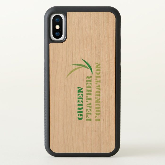 iPhone X cherry wood Case