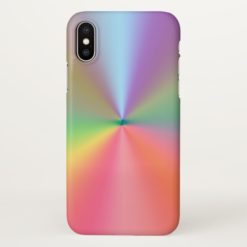 rainbow colors design iPhone x Case