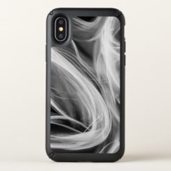 swirling smoke abstract speck iPhone x Case